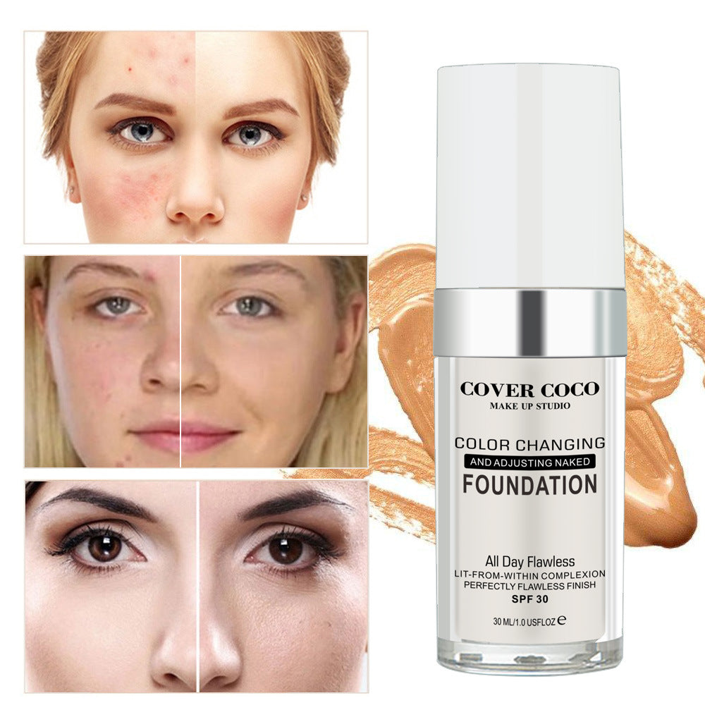 Concealing Foundation Temperature Change Skin Color