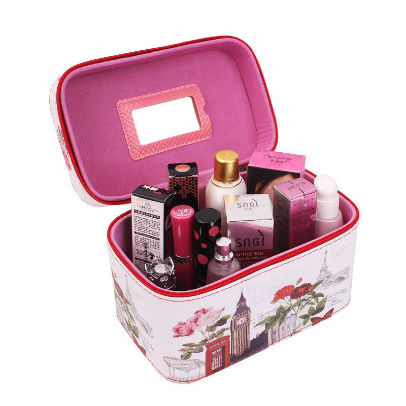 Manufacturer Korean lovable hand-held cosmetic bag waterproof travel package make-up toolbox