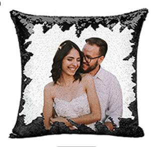 Magic Sequined Custom Gift Pillow