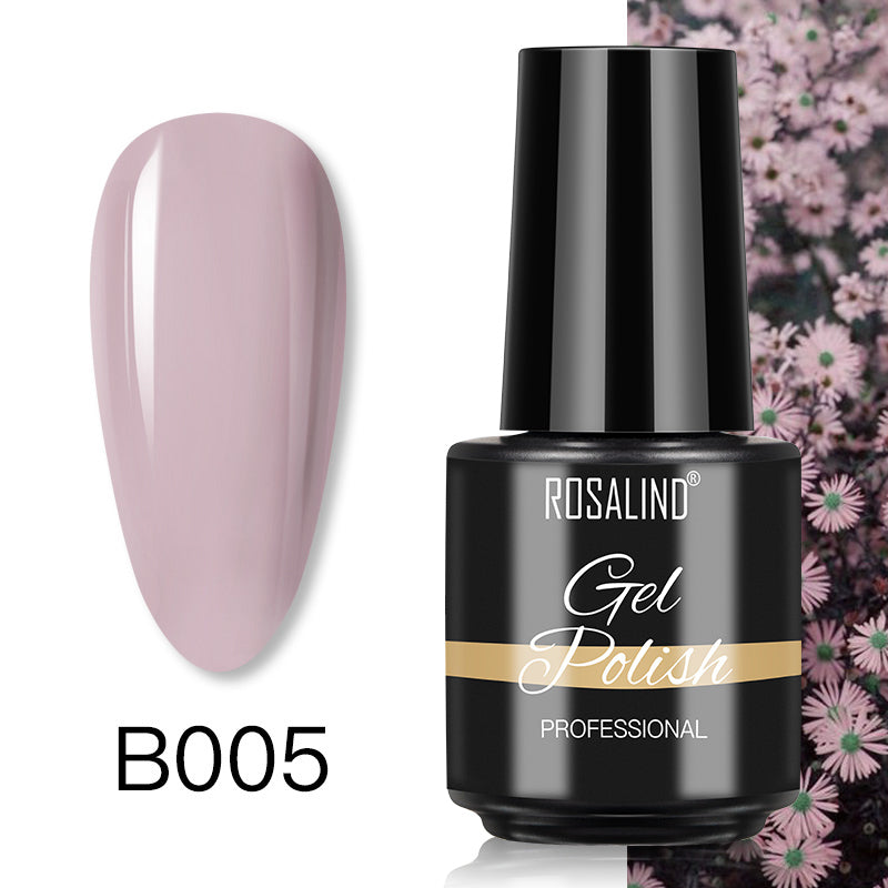 Rosalind New Pure Color Nail Polish 7ML Plastic Bottle