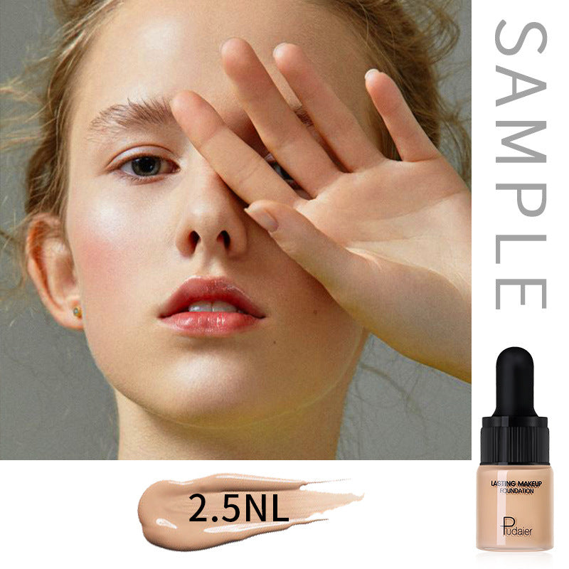 Sample baby bottle liquid foundation