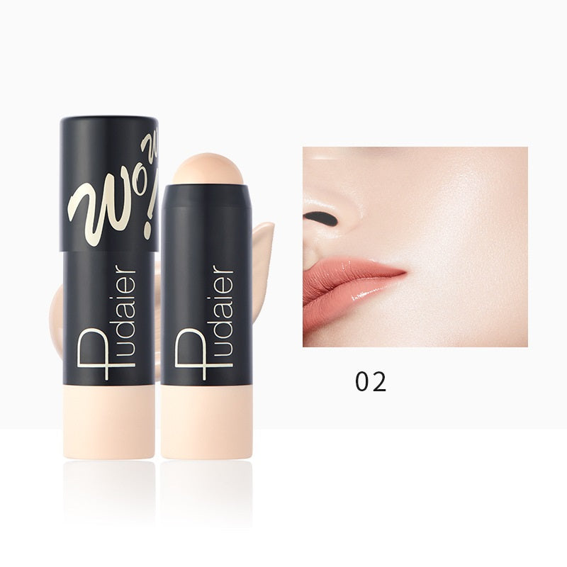 Foundation Makeup Color Rendering Not Smudge 12 Colors Lightweight Breathable Matte Stick Foundation