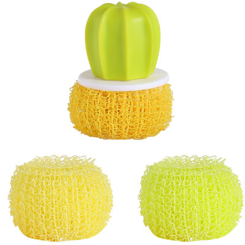 Pot Brush Cactus Nano Cleaner Ball