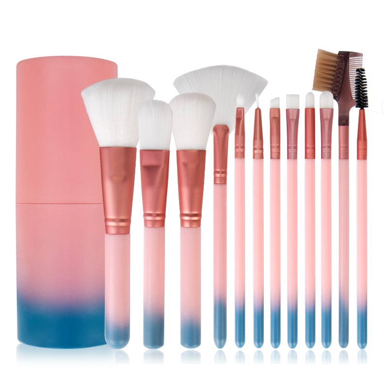 12 makeup brushes