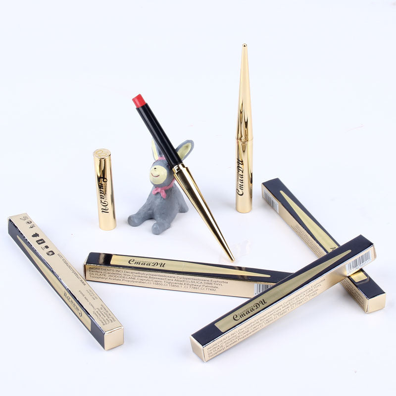 Women's Simple Multicolor Gold Matte Lipstick