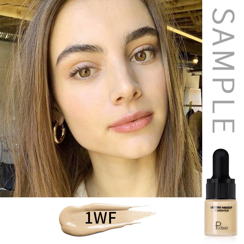 Sample baby bottle liquid foundation