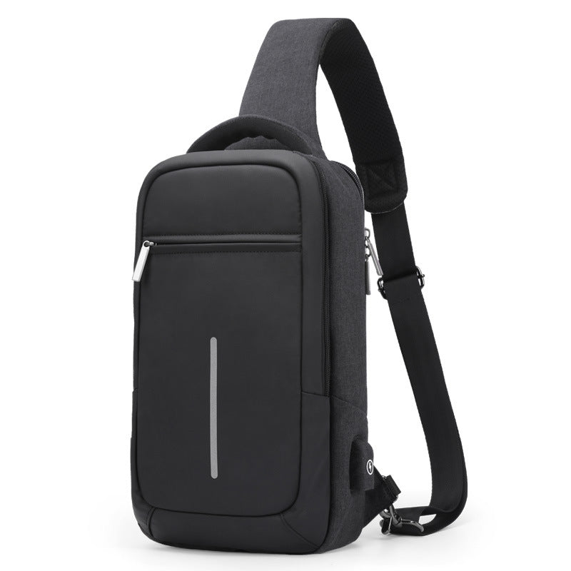 Men's Bags Shoulder Messenger Bag Tide Brand Student School Bag Sports Canvas Chest Bag Male Korean Waist Bag Backpack