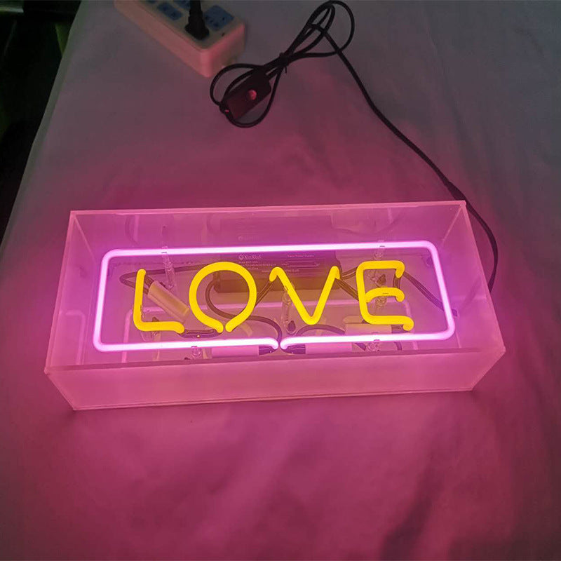 Neon Sign Acrylic Glass Light Box