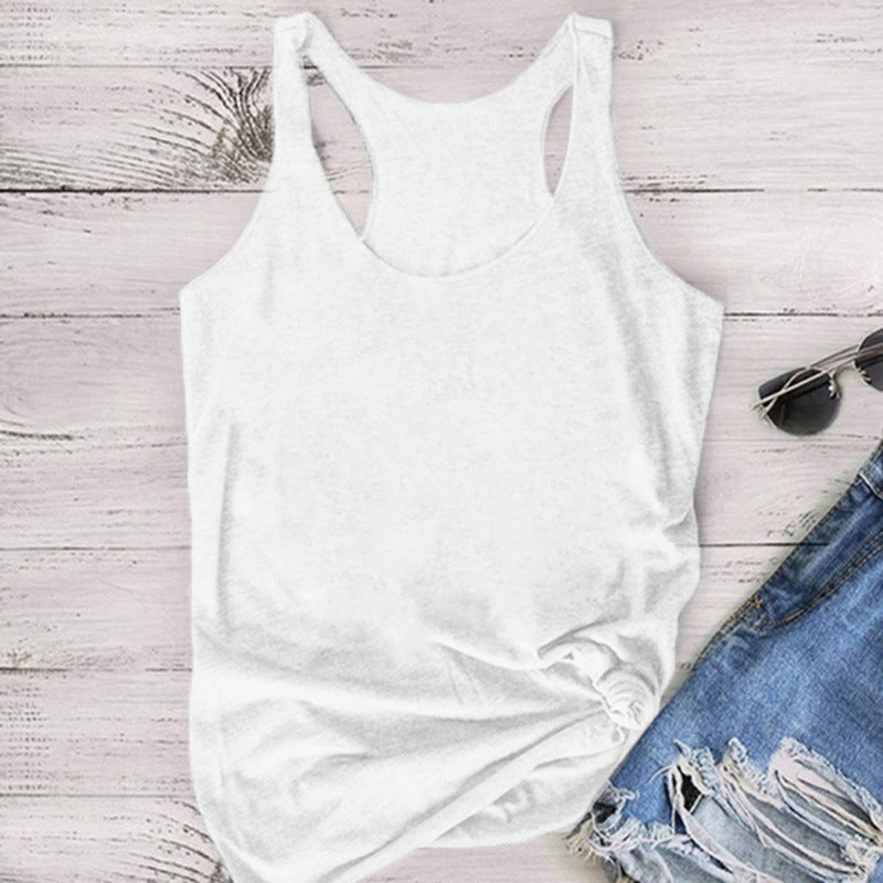 Digital Printing Sleeveless Couple Vest For Men And Women