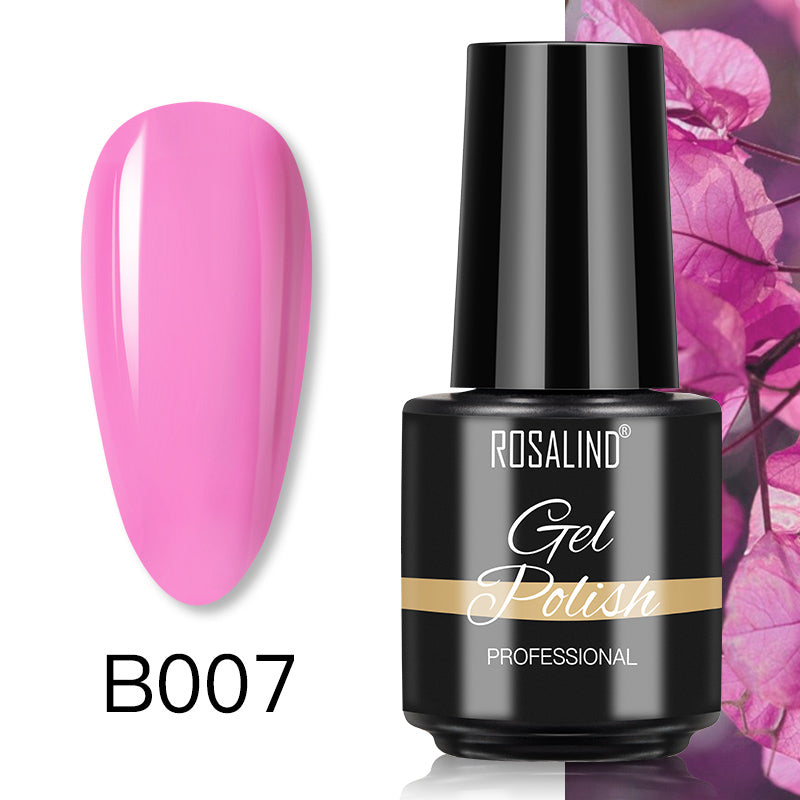 Rosalind New Pure Color Nail Polish 7ML Plastic Bottle