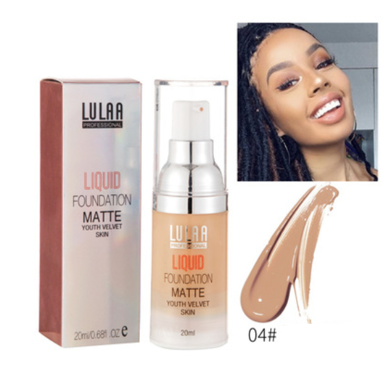 Waterproof matte liquid foundation