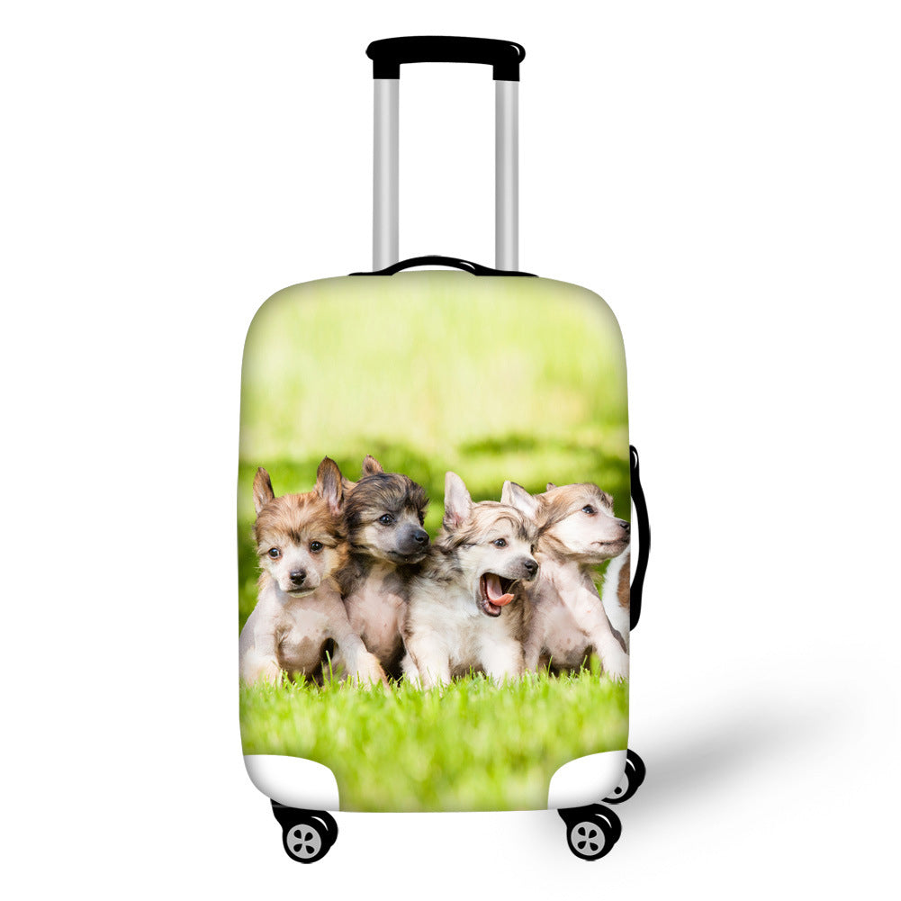 3D animal suitcase cover