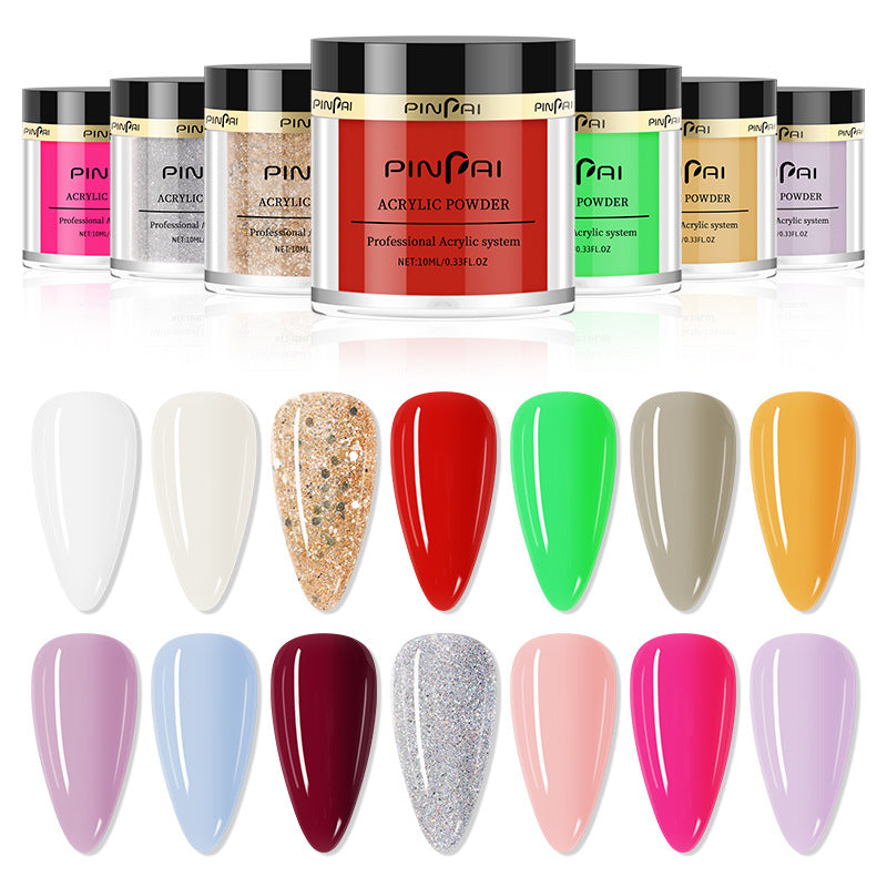 Extends Sticky Drilling Nail Art Crystal Powder