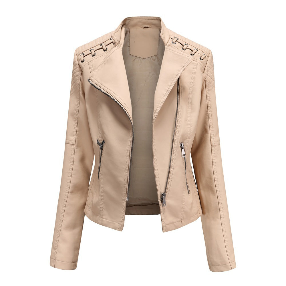 Women's Leather Short Jacket