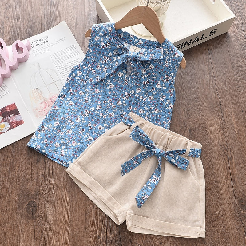 Girls' Summer Clothing Set