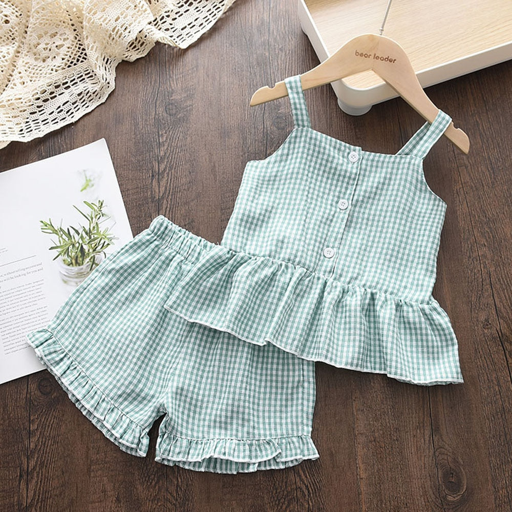 Girls' Summer Clothing Set