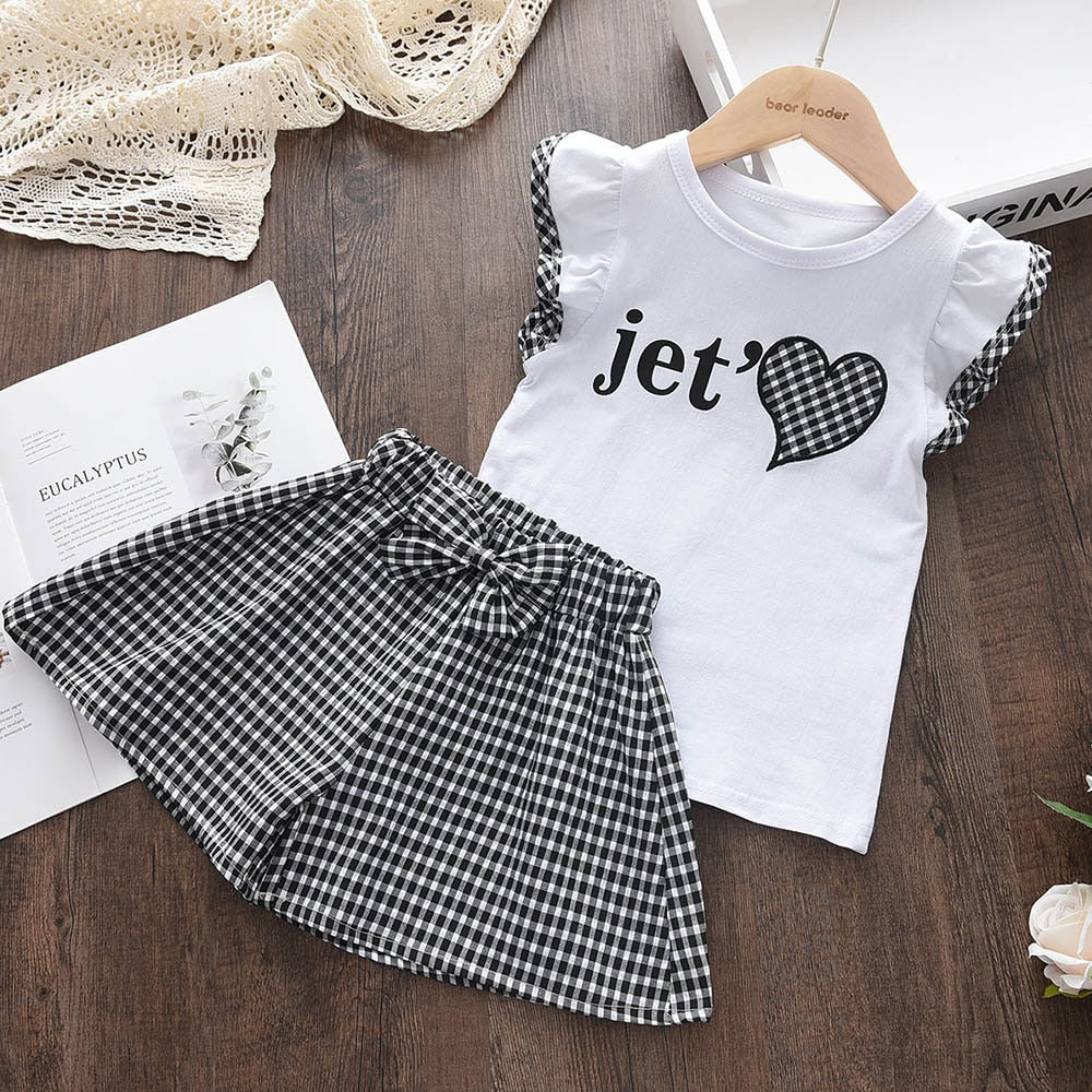 Girls' Summer Clothing Set