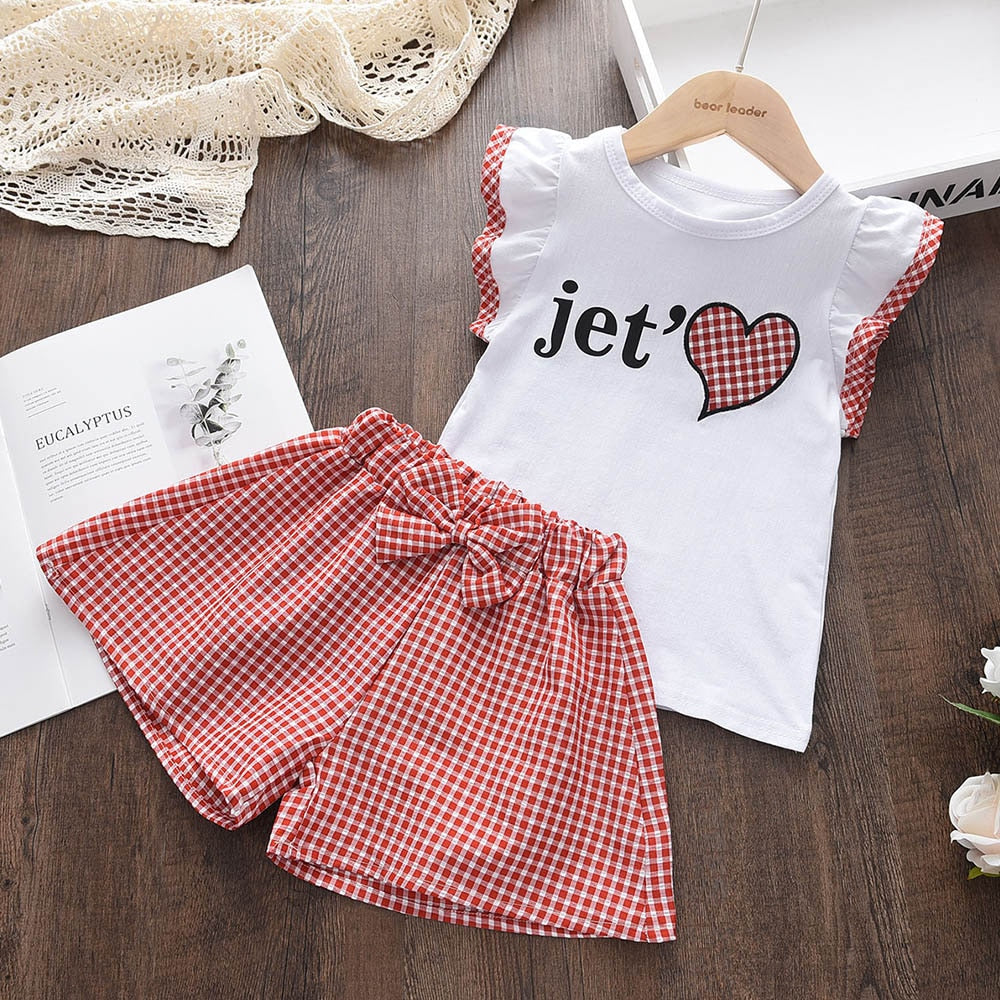 Girls' Summer Clothing Set