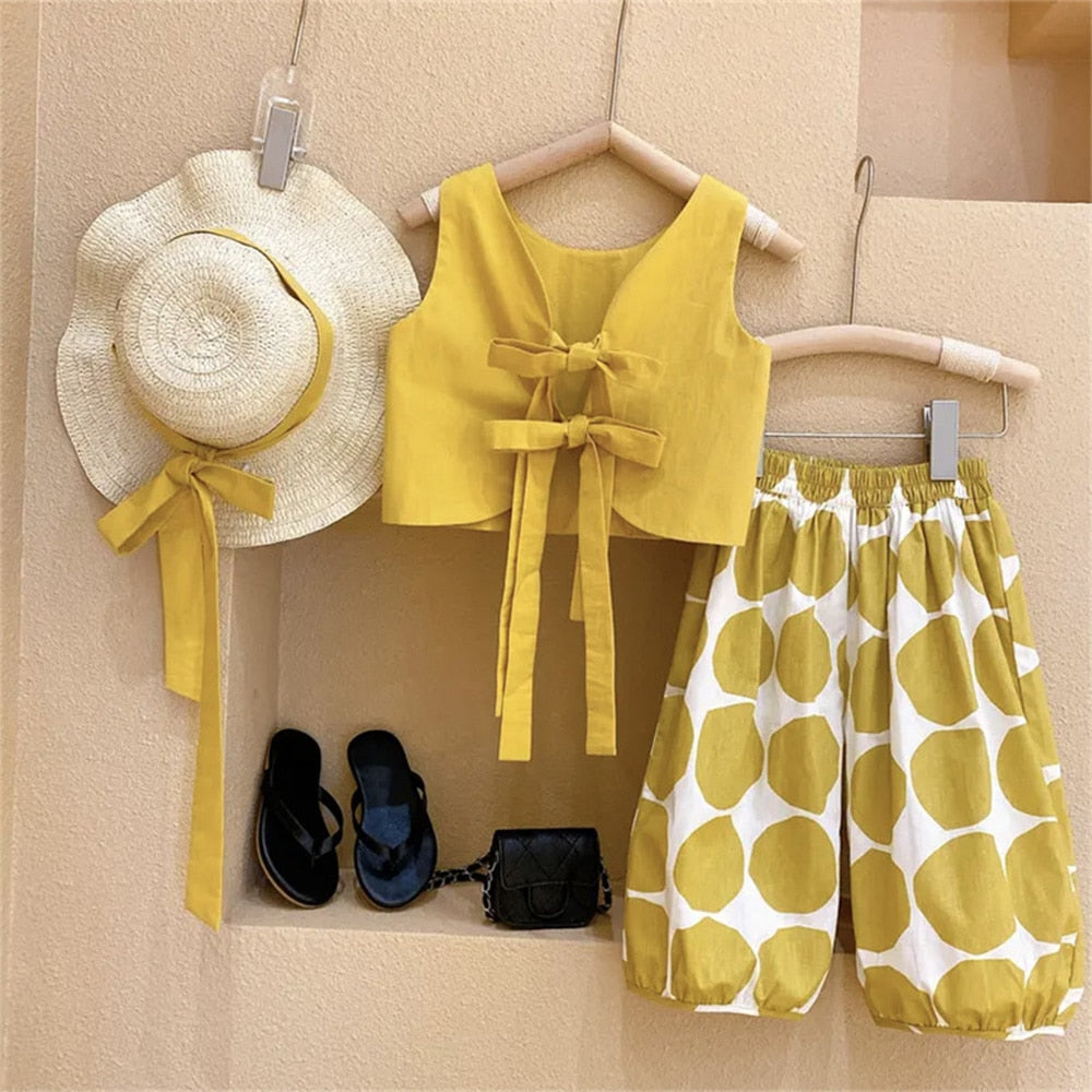 Girls' Summer Clothing Set