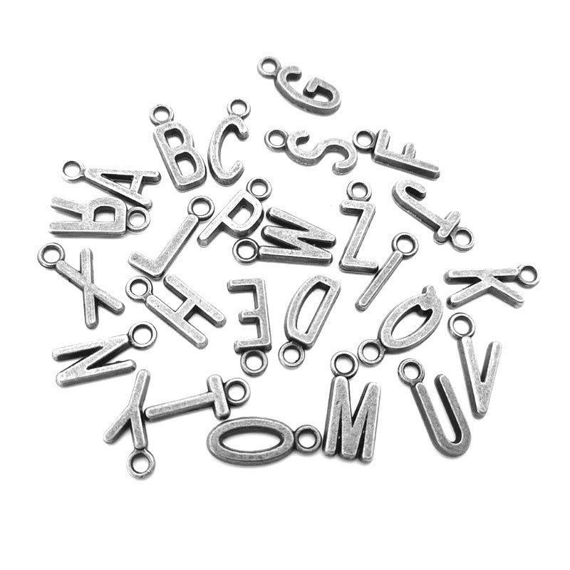 Parents' Stainless Steel Keychain 26 Letters