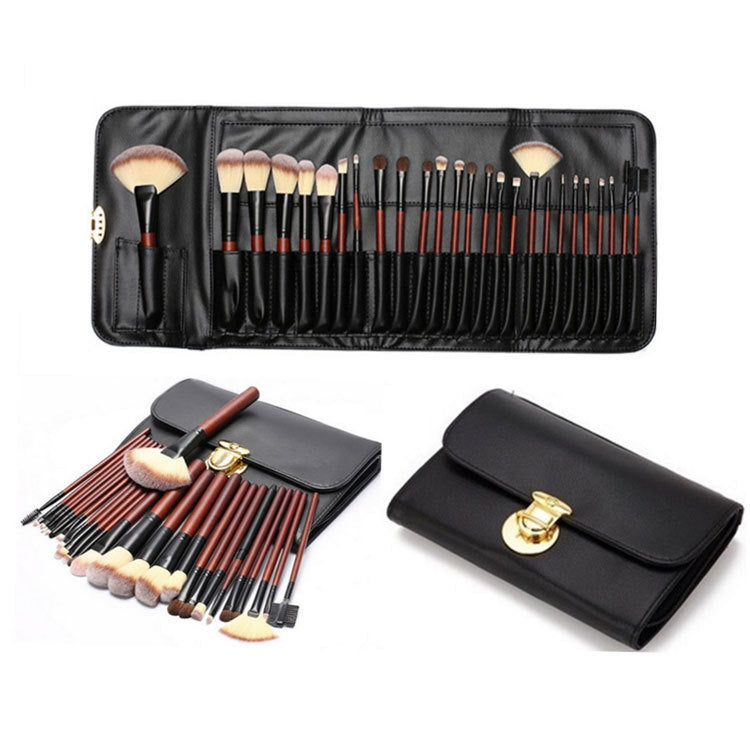 Set Of 26 Animal Hair Makeup Brushes