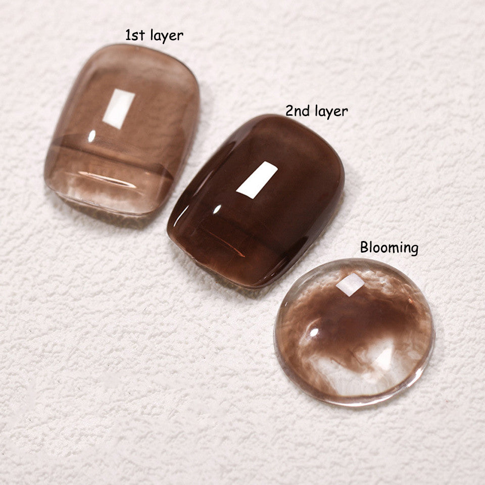 Fashion Sheer Tortoiseshell Amber Nail Polish Set