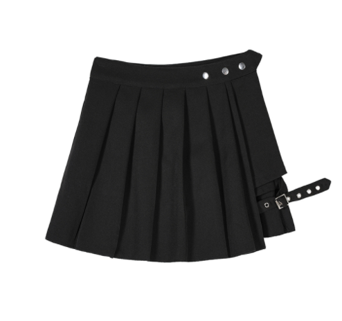 Work Clothes Plaid Skirt Female Summer Cool Girl Wear A Tactical Skirt