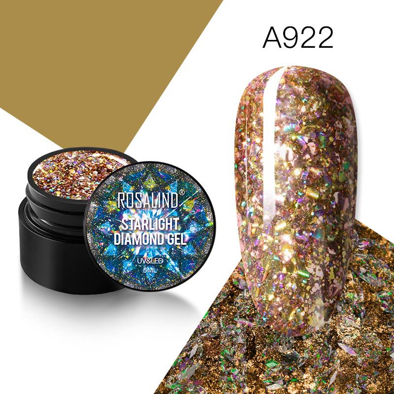 Xingyao Diamond Glue 5ML Gel Nail Polish Seven-color Sequins UV Glue