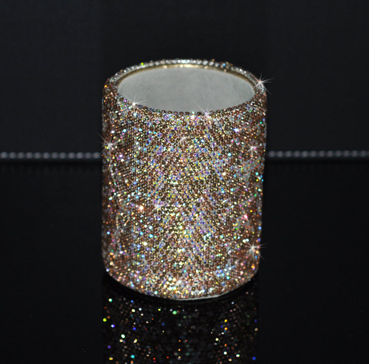 Diamond Studded Makeup Brushes Goblet Set