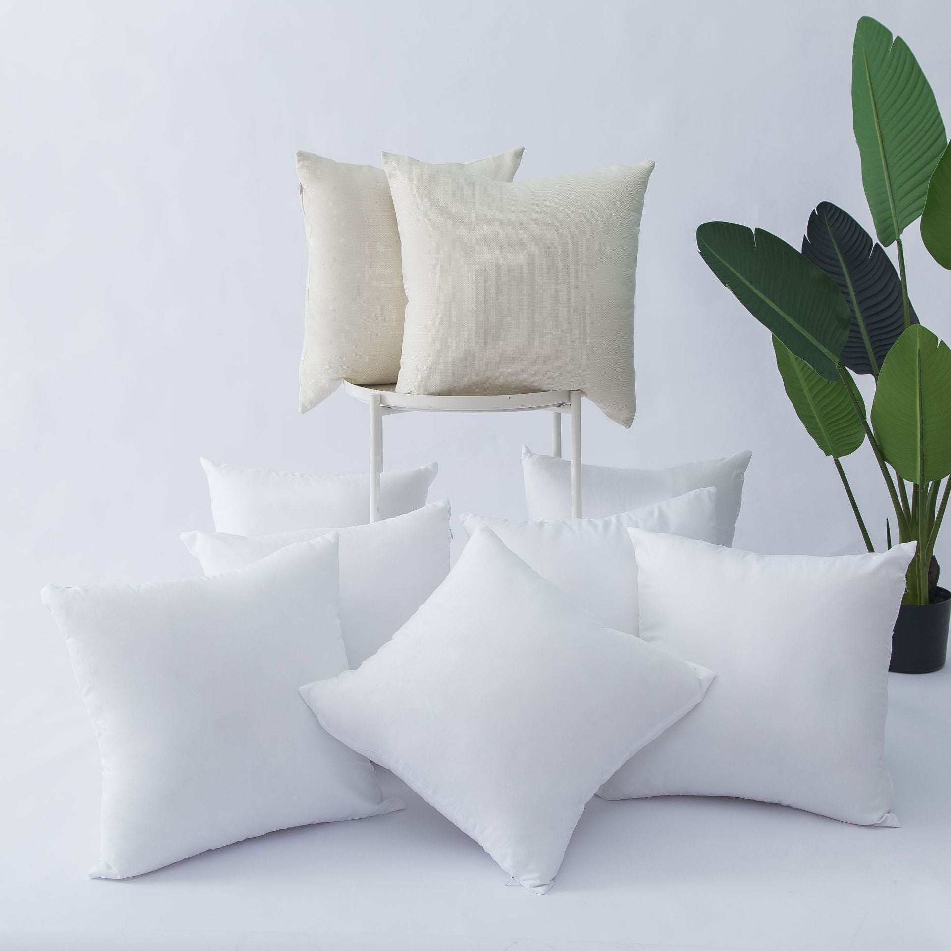 Three-dimensional Three-dimensional PP Cotton Hotel Solid Color Pillow Core Hug