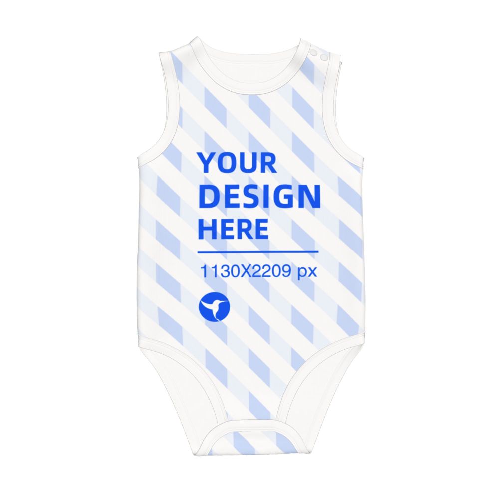 Soft And Skin-friendly Baby Cotton Sleeveless Romper