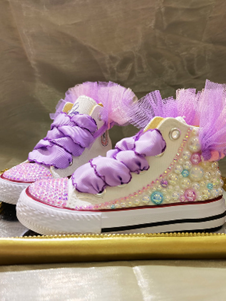 Children's Canvas Shoes High-top Custom Picture Leisure Sports