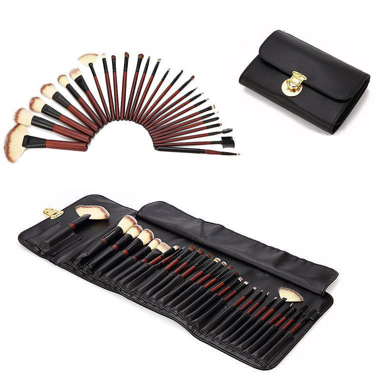 Set Of 26 Animal Hair Makeup Brushes