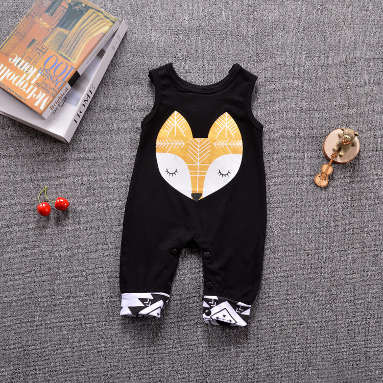 Trendy Pattern Men's And Women's Baby Cotton One-piece